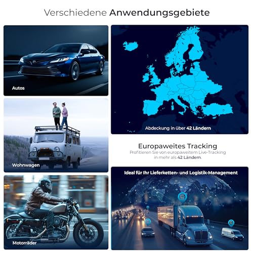 SALIND GPS - Salind 01 4G GPS Tracker - GPS Tracker Auto, Motorrad, Fahrzeuge, LKW's - Diebstahlschutz - Online, 4G, weltweit und Echtzeit Ortung mit App - Direktanschluss KFZ-Batterie (9-75V)