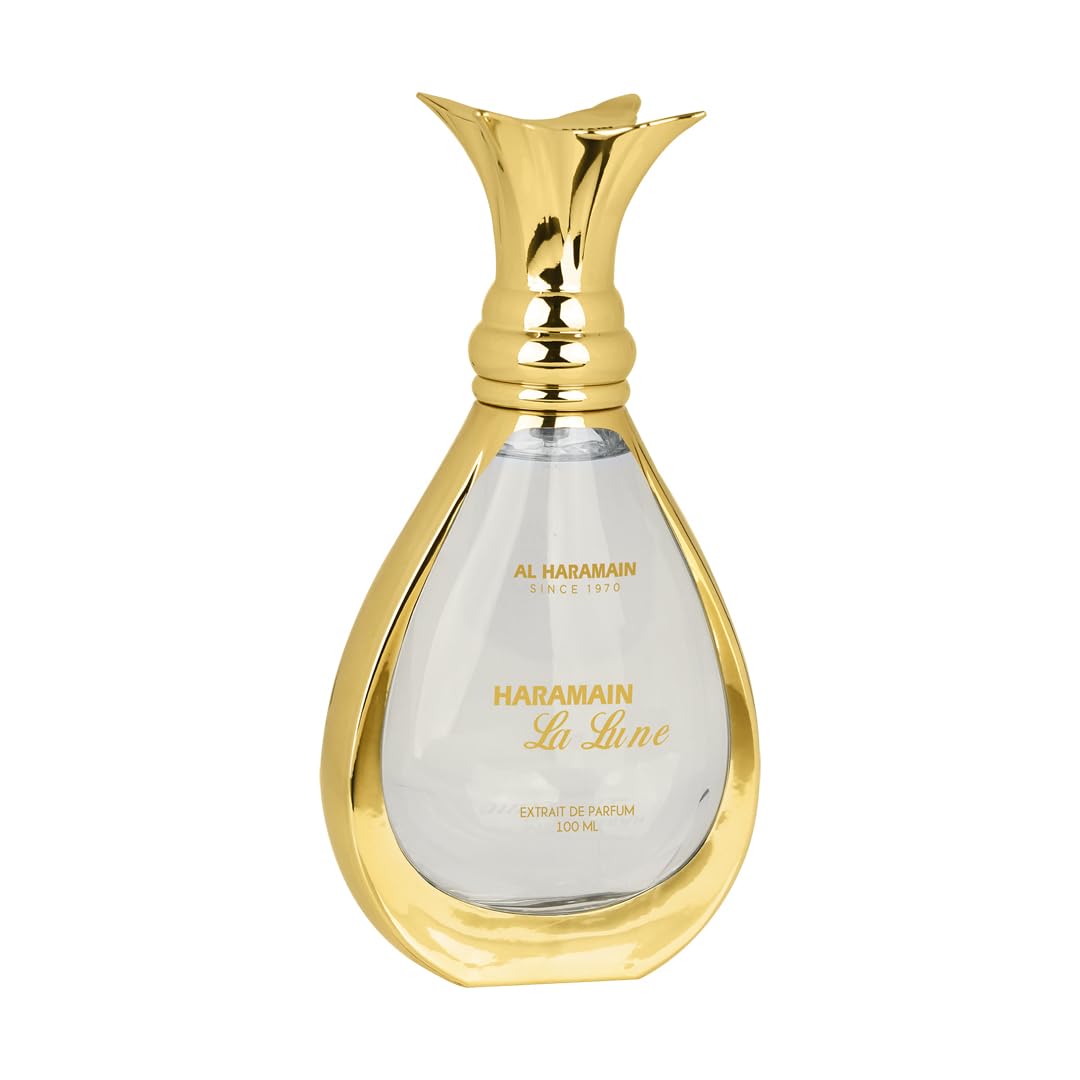 Al Haramain La Lune Eau de Toilette für Damen und Herren, langanhaltendes Körperspray mit Sweet and Woody Notes, Confidence-Boosting, 100 ml EDP-Spray