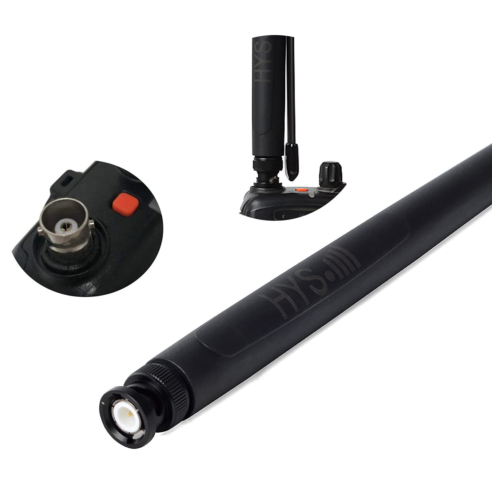 Amazon.com: HYS 27Mhz Hand Held CB Radio BNC Antenna for Cobra