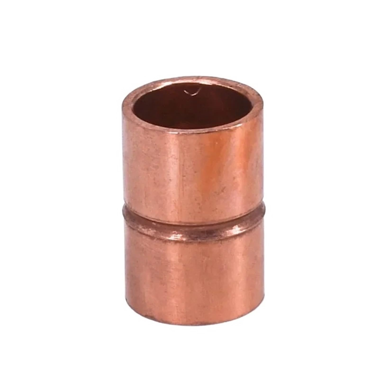 6.35-159mm 1/4" 3/8" 1/2" 5/8" 3/4" 1" -6.25" ID Copper End Feed Solder Straight Coupling Pipe Fitting Connector Air Conditioner(1.9x0.8mm) Brass Hose