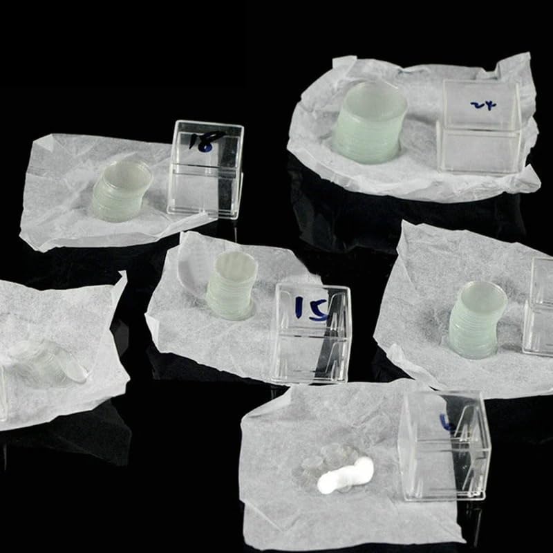 3–50 mm Glas-Mikroskop-Deckglasfolien, 100 Stück, runde, leere Folien, Deckgläser(50mm)