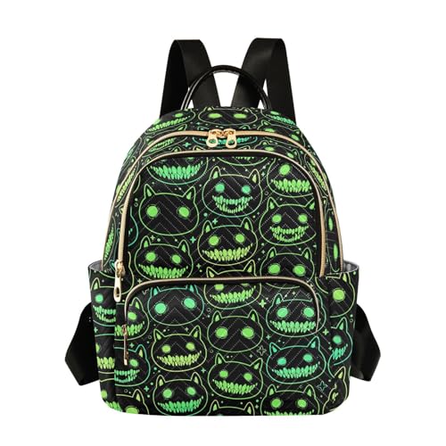 Image of Mini Backpack Cartoon Spooky Animal Head Fashion Backpack Purse for Women,Handbag Shoulder Bag Casual Daypack, Ladies Gift for College Work(S)