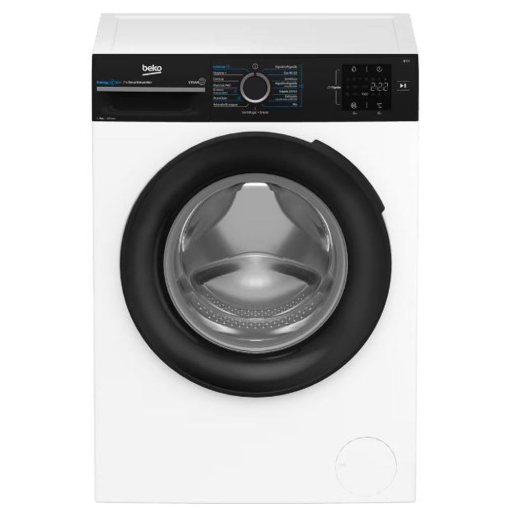 Lavadora Beko Serie B300 BM3WFT3821WB Clase A 8 Kg 1200 rpm Blanco