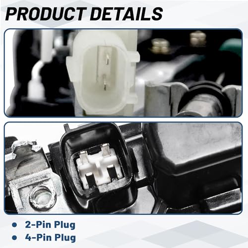 Image of KELOKE Door Latch Lock Actuator Compatible with Dodge Vehicles - Challenger 2011 2012 2013 2014, Coupe, Front Left Driver Side, Replace# 931-749 68064402AF