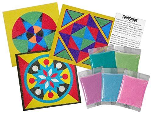 Artisands Geometrics Sand Painting Craft Kit