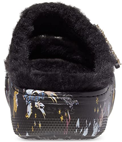 Image of Crocs Women's Classic Harry Potter Cozzzy Fuzzy Platform Sandals