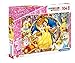 Clementoni - 23745 - Supercolor Puzzle - Disney The Beauty And The Beast - 104 Maxi Pezzi - Made In Italy - Puzzle Bambini 4 Anni +
