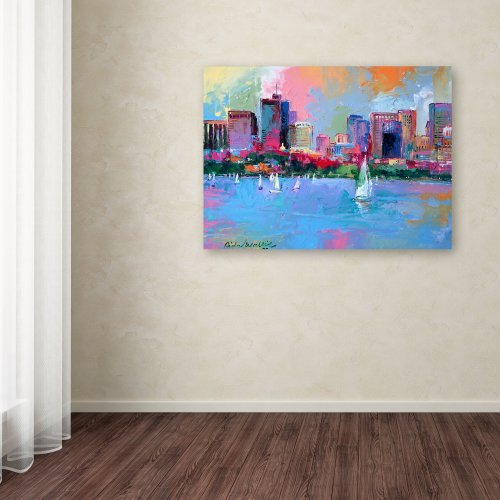 Boston 3 By Richard Wallich, 35X47-Inch Canvas Wall Art #TOP2