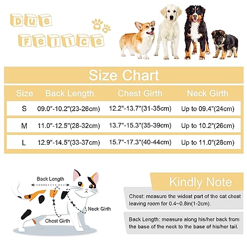 Image of Cat Surgery Recovery Suit Cats Surgical Onesie After Surgery Female Male Cat Post Spay Neuter Bodysuit Anti-Licking Wounds Cat Cone Alternative Yellow Bee /M