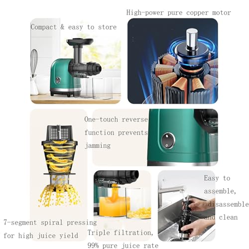 Extracteur de jus sans bourrage au rendement maximal de 99%