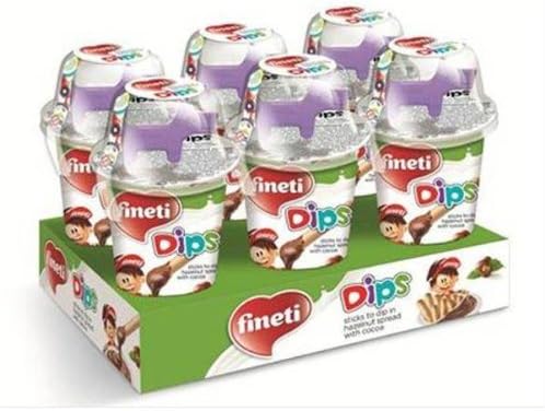 Fineti Wafer Sticks with Hazelnut Cream Filling -Casef 6 X 45 G