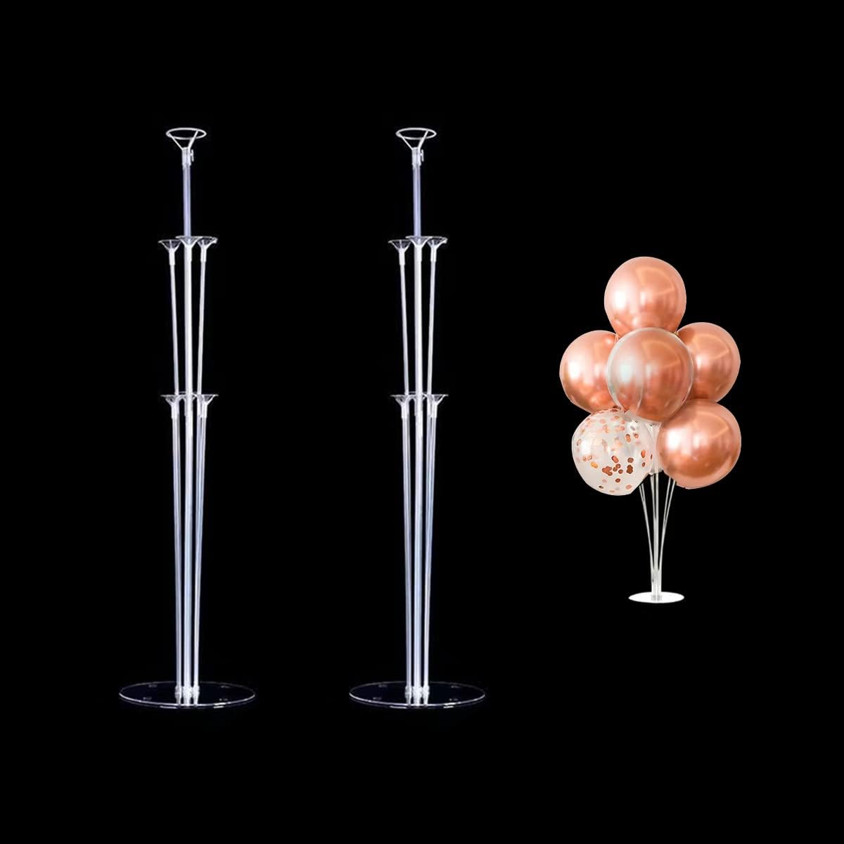 Table Balloon Stand Kit 2Set Balloon Column Floor Centerpieces Stand