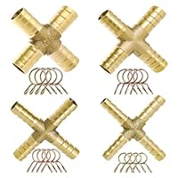 Connettori A T Per Tubi Carburante - 5 Pezzi Da 6/8/10/12/14mm In Ottone Per Aria, Acqua E Gas - Foto 10