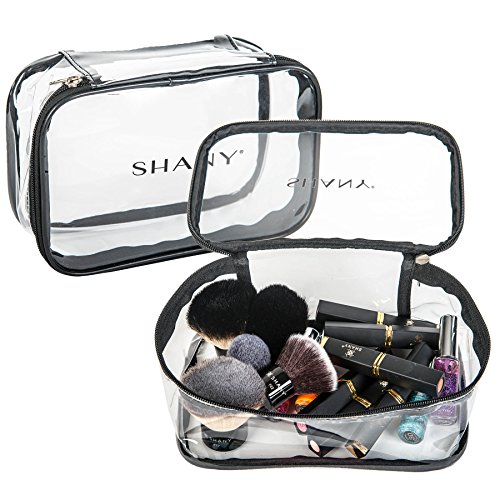 Shany Slumber Party Cosmetics Clear Travel Bag - Waterproof Multi-Use Makeup, Nail And Travel Storage - 1 Count #TOP2