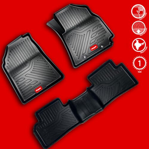 Elegant Hyundai I20 (2020-2025) Compatible Car Floor Liner Mat | Waterproof | All Weather Mats