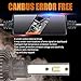 H1 LED Headlight Bulb, External Drive XHP LEDs CanBUS-Ready EMC Headlamp Bulbs for Ford Car/Truck 100W 6000K 16000LM Fog Light Replacement