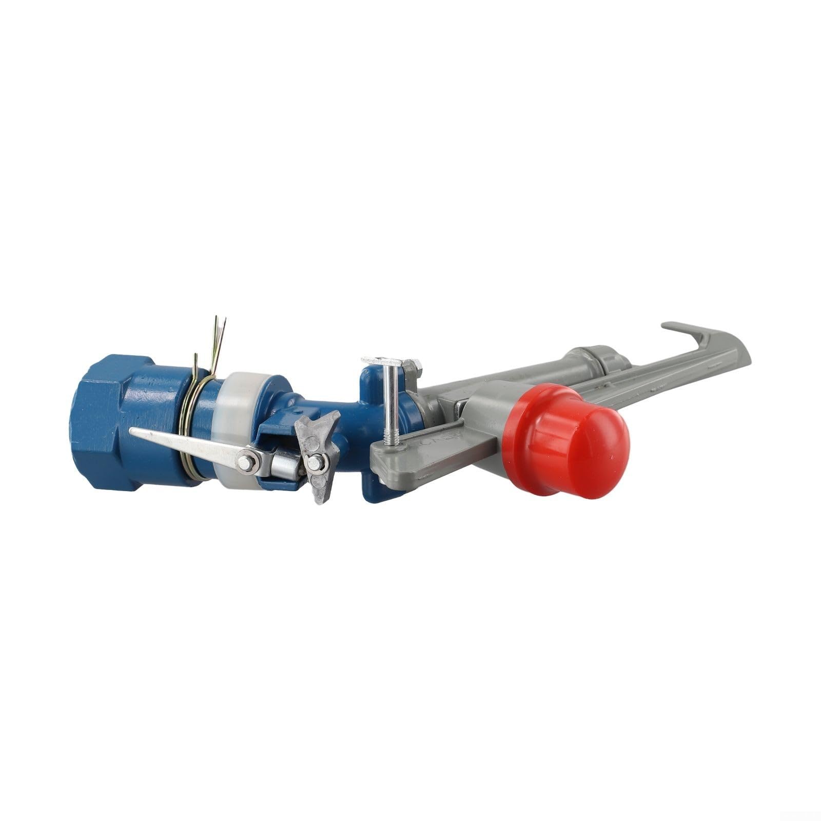 Aspersor de riego ajustable de 1 pulgada de aleación de zinc para agricultura y jardín, rango de pulverización 35-40 metros, flujo de agua 4,0-4,63 m³/h a 3-4 bar para presión,