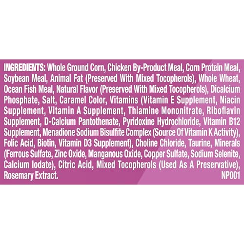 Image of 9Lives Kitten Essentials Chicken & Ocean Fish Dry Cat Food, 2.5lb Bag, Pack of 4