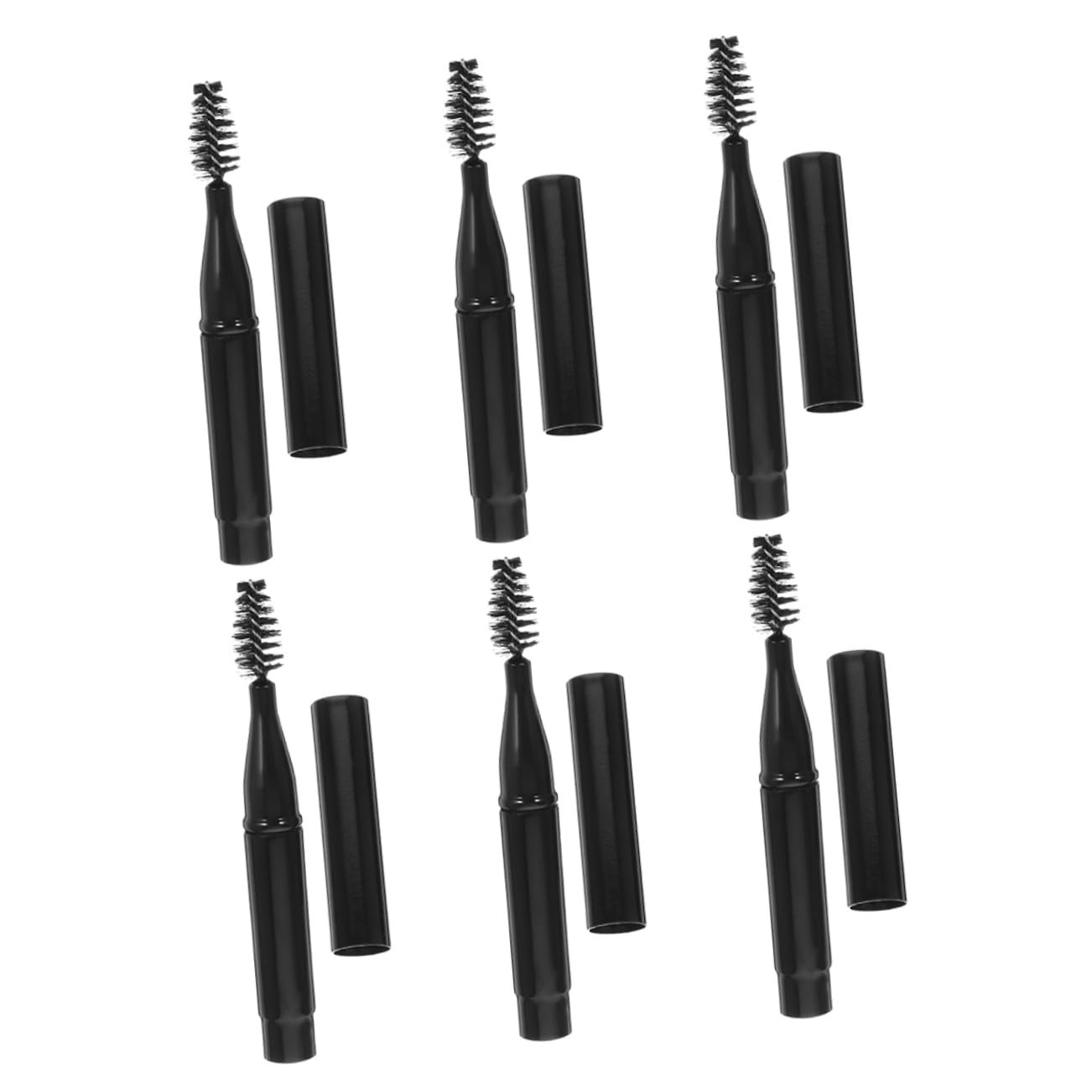 FOMIYES 24stücke Teiliges Augenbrauen Und Wimpernbürsten Tragbare Mini-make-up-pinsel Mit Spiralbürsten Für Präzise Anwendung Und Styling Für Reisen Und Unterwegs