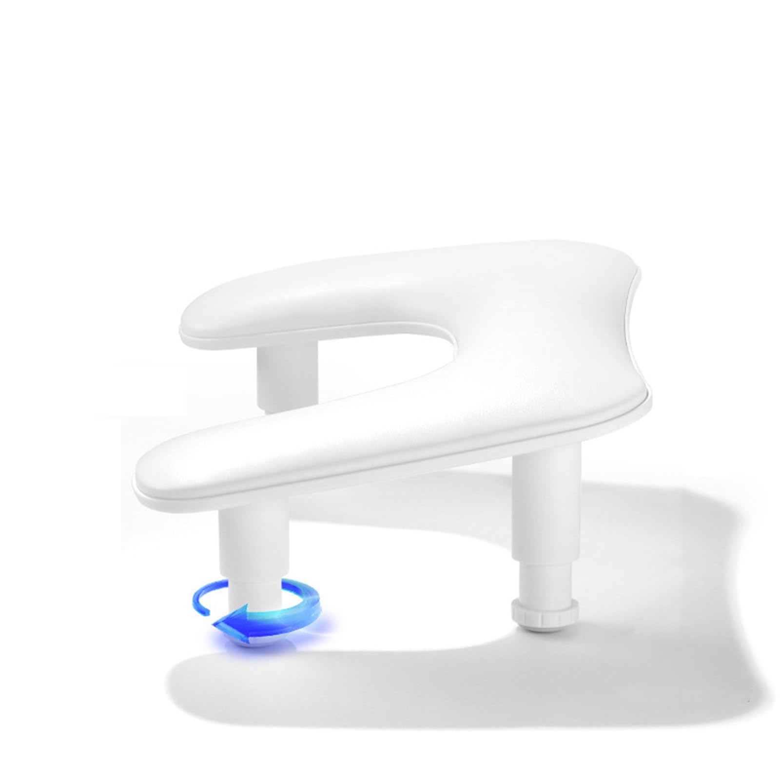 Techs - Cuscino poggiabraccia in pelle PU, altezza regolabile, supporto per manicure Techs Art