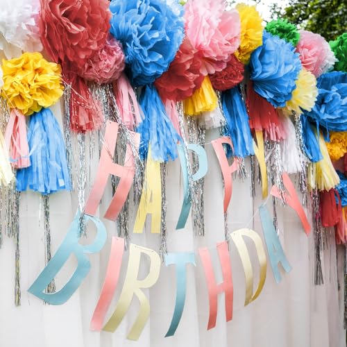 Image of 120 Sheets 20 inchX14 inch Colored Tissue Paper for Gift Bags Wrapping, Art Tissue Paper Bulk for Weddings Birthday Party Crafts Decoration, 10 Colors