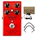 Dunlop M228 MXR Dyna Comp Deluxe Compressor Guitar Effect Pedal - Red with 9v AC Power Adapter and 2 R-Angle Patch Cable