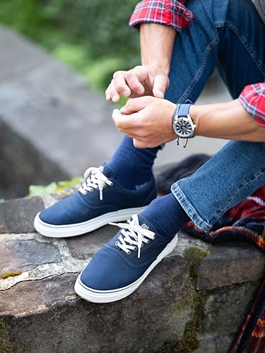 Chaps Men's Casual Flag Stripe Crew Socks - 3 Pair Pack3