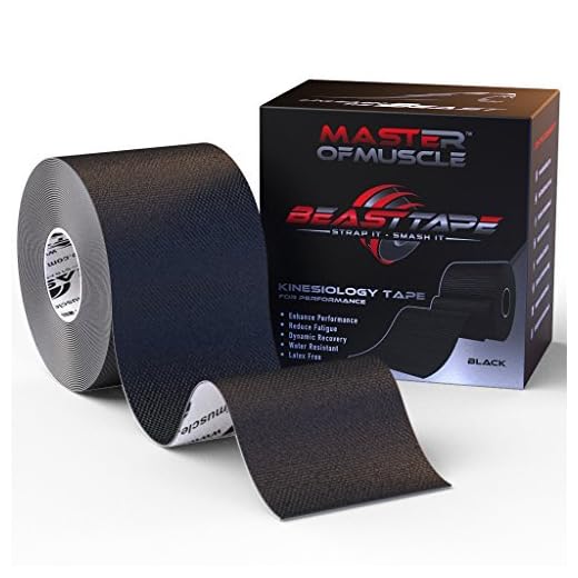 Master of Muscle Kinesiology Tape - Ebook for Latest Strapping, Taping Applications - Therapeutic Sports Tape - Knee Shoulder Elbow Ankle Neck, Superior Waterproof & Adhesion (Black)