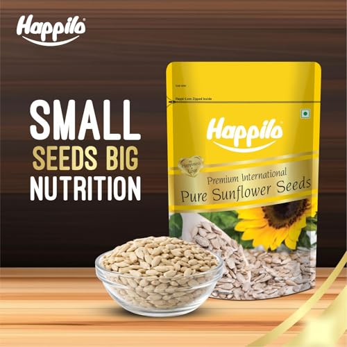 Image of Happilo Premium Raw Sunflower Seeds for Eating Without Shell 250g, Healthy Protein Snack for Diet Food