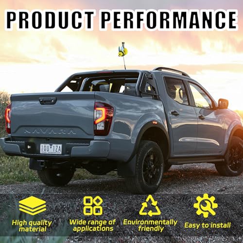 Hbxdeco Happy Bee Car Antenna Topper, Cute Bee EVA Automotive Antenna Ball Decorative Antenna Hat, Easy to Find Car in The Parking Lot, Universal Exterior Decor Car Accessories (Wink)