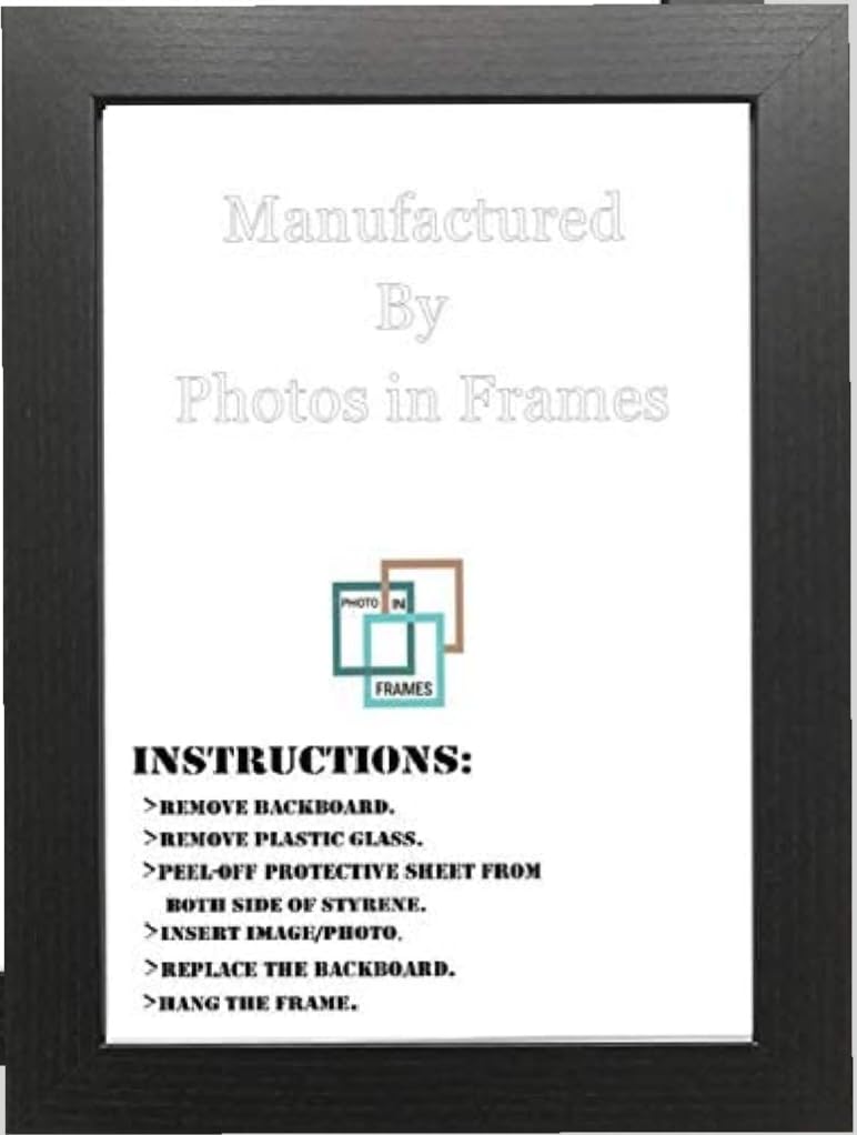 Photo In Framez Black 24" X 36" (91.5Cm X 61Cm) Poster Frame