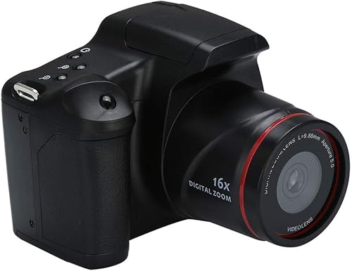 Miniatura 5 de Mini cámara digital HD 1080P para fotografía, cámara de vlogging con 16 millones, zoom digital 16x, pantalla LCD de 2.8 pulgadas, antivibración,