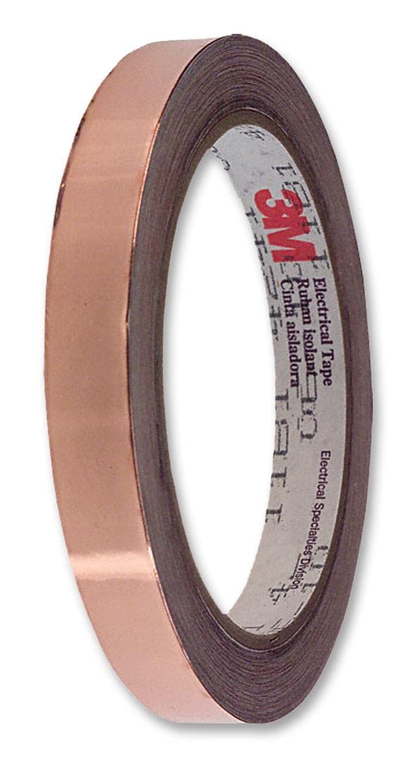 Klebeband, Kupferfolie, 16,5 m x 6 mm, Kupfer, Aluminiumband, 1 Stück, 1181 6 mm