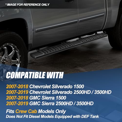 Estribos Laterales de Aluminio para Silverado Sierra miniatura 7