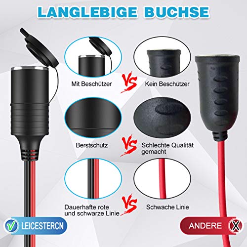 Cavo di prolunga per accendisigari da 3,2 m Cavo