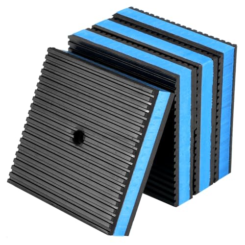 QWORK Heavy-Duty Rubber Anti-Vibration Pads