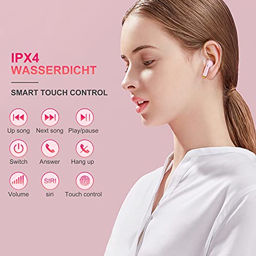 TICWRIS Bluetooth Kopfhörer in Ear, Kopfhörer Kabellos mit Voll Bereichslaut Sprecher, IPX4 Wasserdicht, Bluetooth 5.1… - Image 5