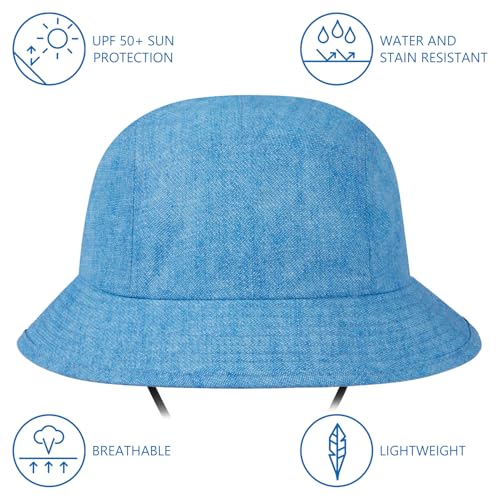 Image of BASSDASH UPF50+ Fishing Bucket Hat for Men Women Lightweight Water Resistant Packable Outdoor Summer Sun Hats FH13