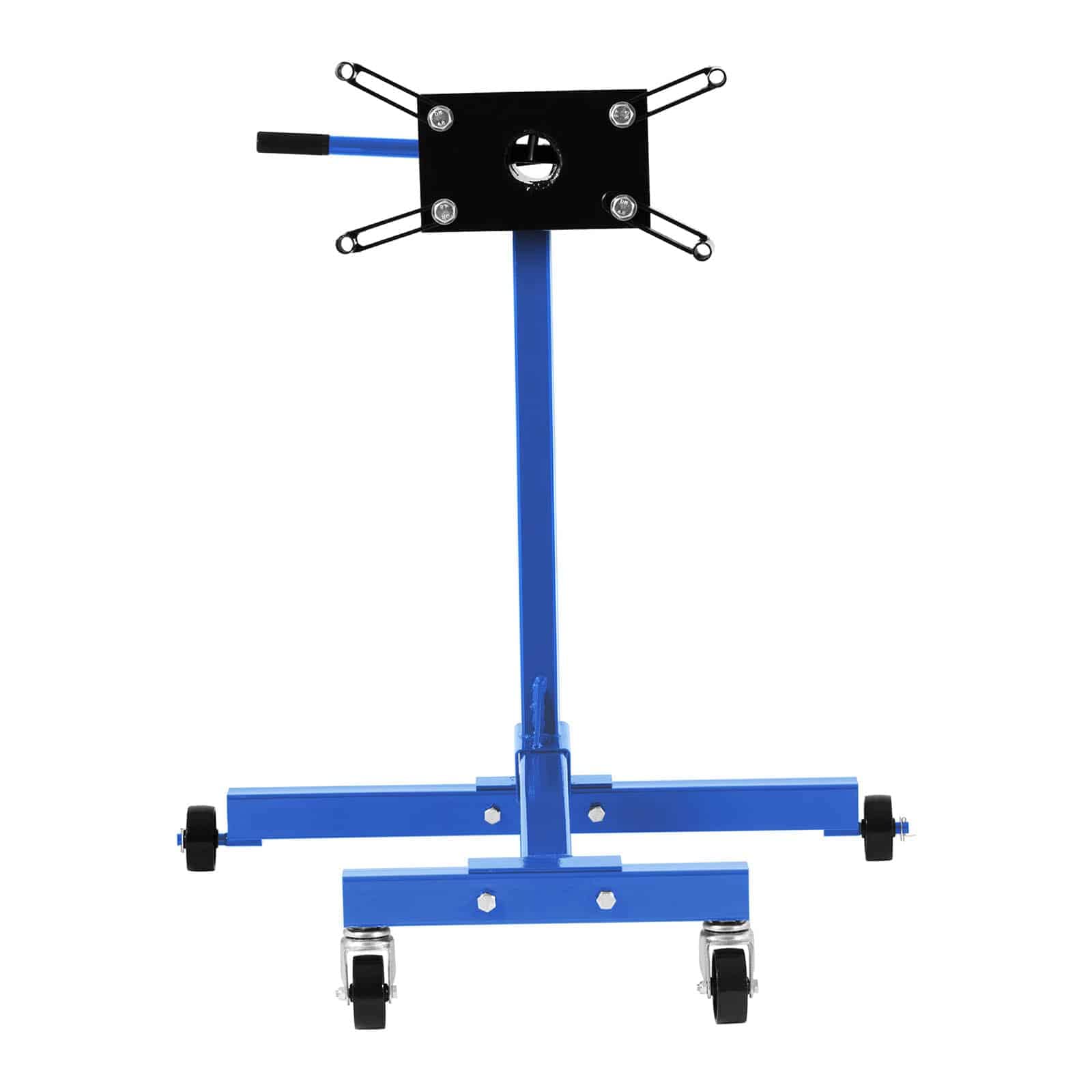 MSW Elevador de Motor Soporte de Taller MSW-EMS-300 (Capacidad para 450 kg, Giratorio 360°, Con 4 brazos de montaje y 4 ruedas)