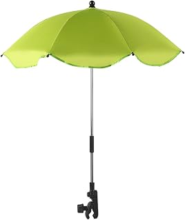 Toddler Stroller Parasol | Toddler Stroller Parasol | Adjustable UV Protection Stroller Sun Shade Umbrella with Clamp, Stroller Umbrella for Trolley Beach Chair Qaheart