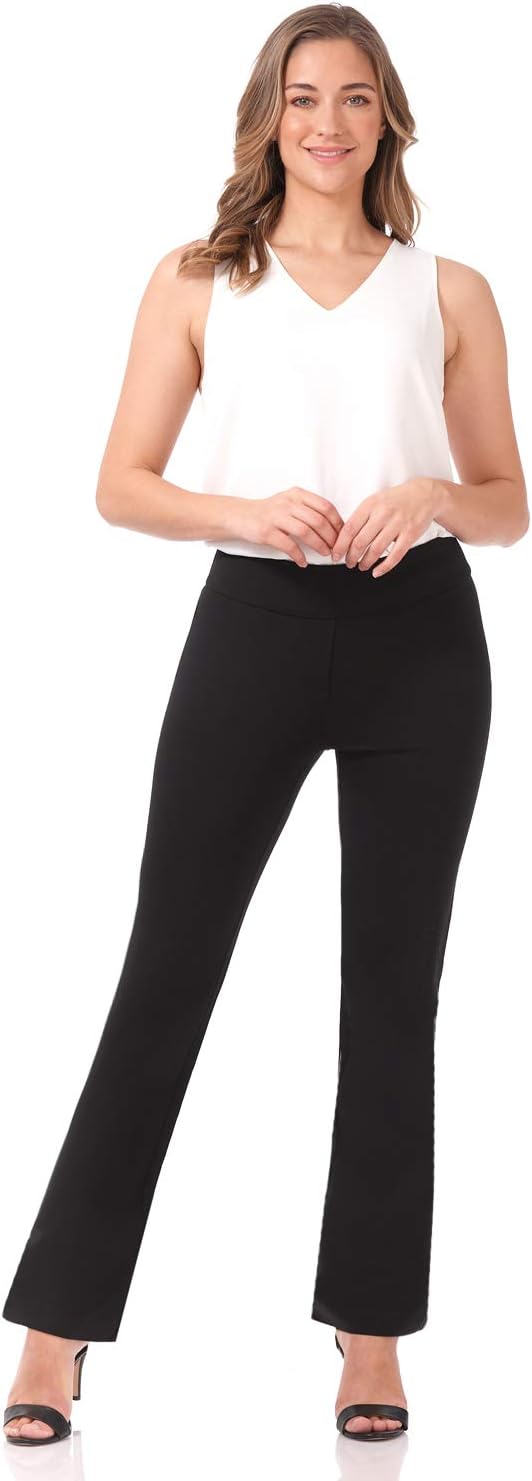 Rekucci Women's All Season Knit Secret Figure Bootcut Pant - Image 2