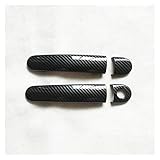tt rs body kit 8j Per Audi TT 8J 8N Mk1 mk2. Decorel Adatto for Audi TT 8J 8N MK1 MK2 RS. Accessori Accessori Maniglia for la Porta Maniglie Trim Cover Fibra di plastica Imitazione in Fibra di Carbonio (Color : 2DK-1)