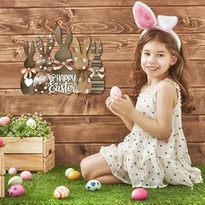 Juexica Easter Bunny Welcome Door Sign Easter Wall Hanging Sign for Front Door Wood Front Porch Decor Wall Pediments Juexica Easter Bunny Welcome Door Sign Easter Wall Hanging Sign for Front Door Wood Front Porch Decor Wall Pediments