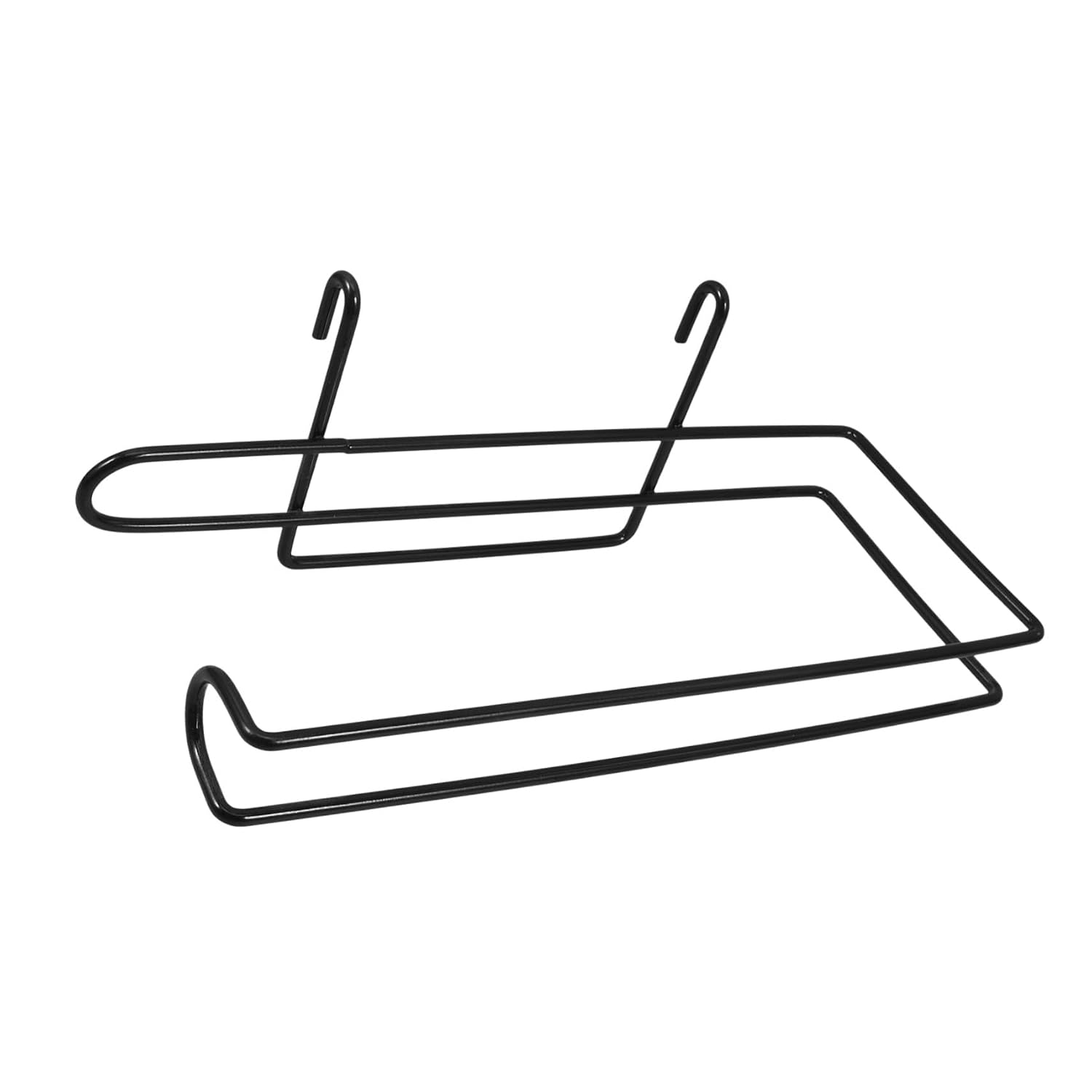 Black Iron Towel Paper Wire Hanging Shelving Holder