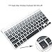 ProElife Ultra Thin Silicone Keyboard Protector Cover Skin for Apple Wireless Keyboard with Bluetooth MC184LL/B (Model: A1314, U.S Layout) (Not Fit iMac Magic Keyboard), Ombre Grey