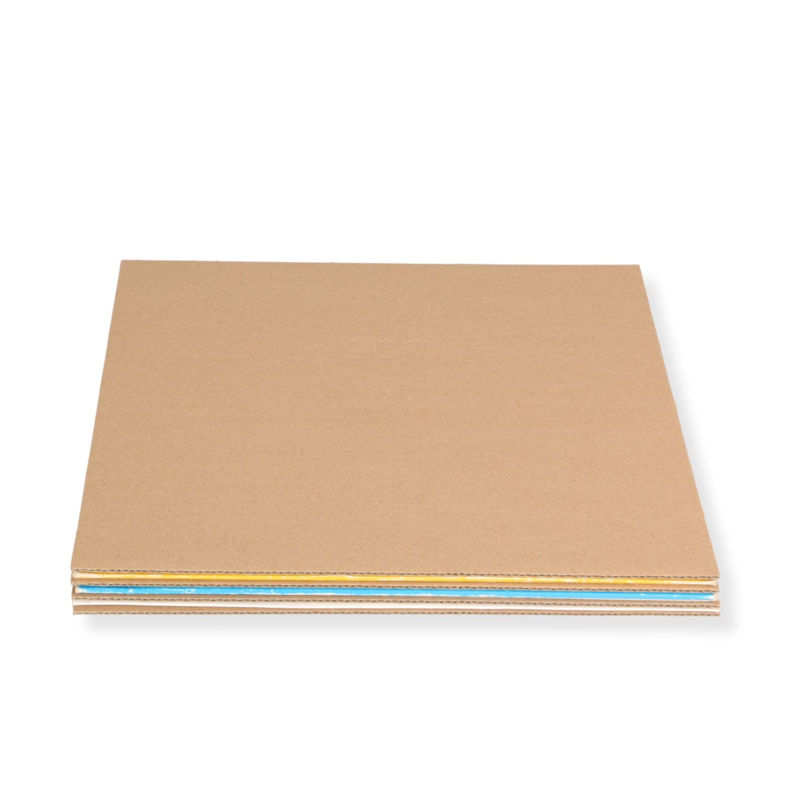 200 Stück LP Versandfüllplatten 315x315 mm Kartonzuschnitte Wellpappenzuschnitte