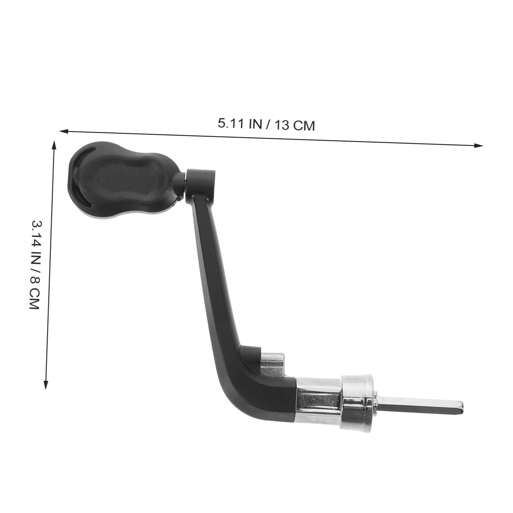 Balacoo Fishing Reel Metal Handle Spinning Handle Replacement Small Folding Rocker Arm for Rods