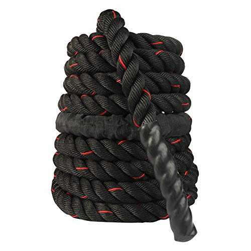 PROIRON 9M /12M Battle Ropes, Battling Rope for Fitness Training Gym, Heavy Exercise Ropes 38mm, Undulation Rope for Strength Workout
