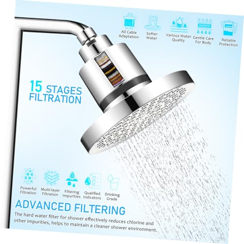 Pommeau de douche filtrant haute pression contre l'eau calcaire - 4