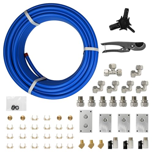 Air compressor fitting Kit 1/2 "x 100 ft. Air piping system
